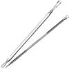 Stainless Steel Double Loop Pimple Extractor Tweezers Set for Blackhead and Acne Removal.