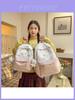 Cute Cartoon Cat Backpack For Girls With Nylon Material And Large Capacity For School And Travel