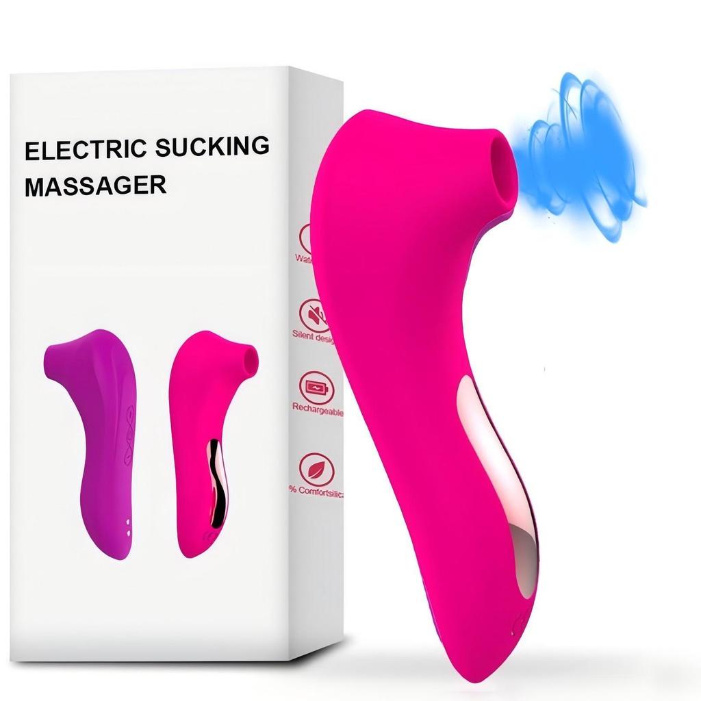 Russian Trade Silicone Teasing Massager: Rechargeable Vibrating Erotic Device for Women