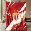 Monaco FC Soft Flannel Fleece Blanket Lightweight Cozy Warm Throw Blanket For Sofa Bed Home Decor