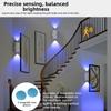Human Sensing Motion Sensor Night Light RGB Color Changing Dimmable Function LED Closet Light Magnetic Mounting Portable