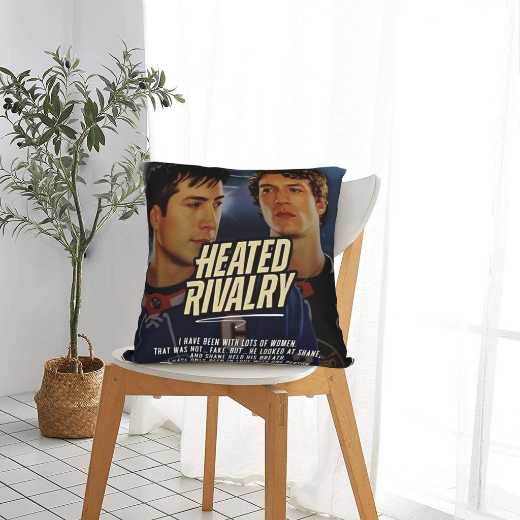 Heated Rivalry Romance Tv Series Pillowcase Polyester Cushion Cover Decor Throw Pillow Case Cover Home Square 40X40Cm