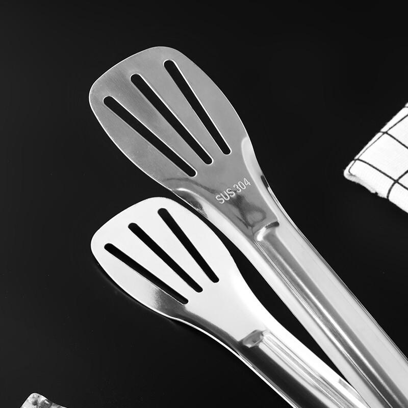 Baijie 304 Stainless Steel Multifunctional Food Tongs