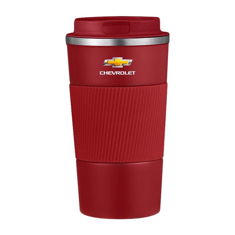 1 Stück Auto-Thermoskannen Kaffeetasse Reise Tragbar Isolierte Flaschen Für Chevrolet Spark Silverado Trailblazer Cruze Captiva Lacetti