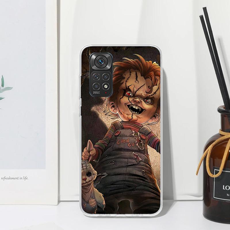 Chucky Doll Horror Movie Phone Case For Xiaomi Redmi Note 15 13 14S 14 Pro Plus 12S 11S 10S 12 11E 10 11T Art Fundas Back Cover