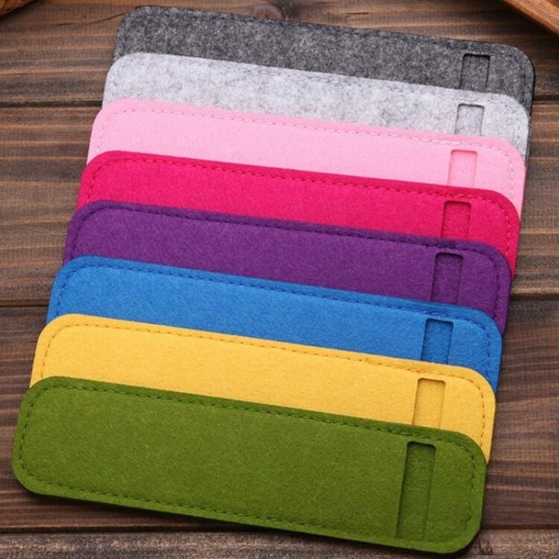 2pcs Felt Pen Bag Mini Fountain Pen Sleeve fashion Stationery Pencil Pouch Gift