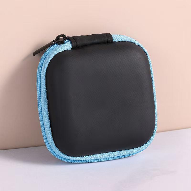 

Portable Shockproof Headphone Case Earphone Bag Headset Storage Bag Hard Shell Earphone Accessories Memory Card Usb Cable