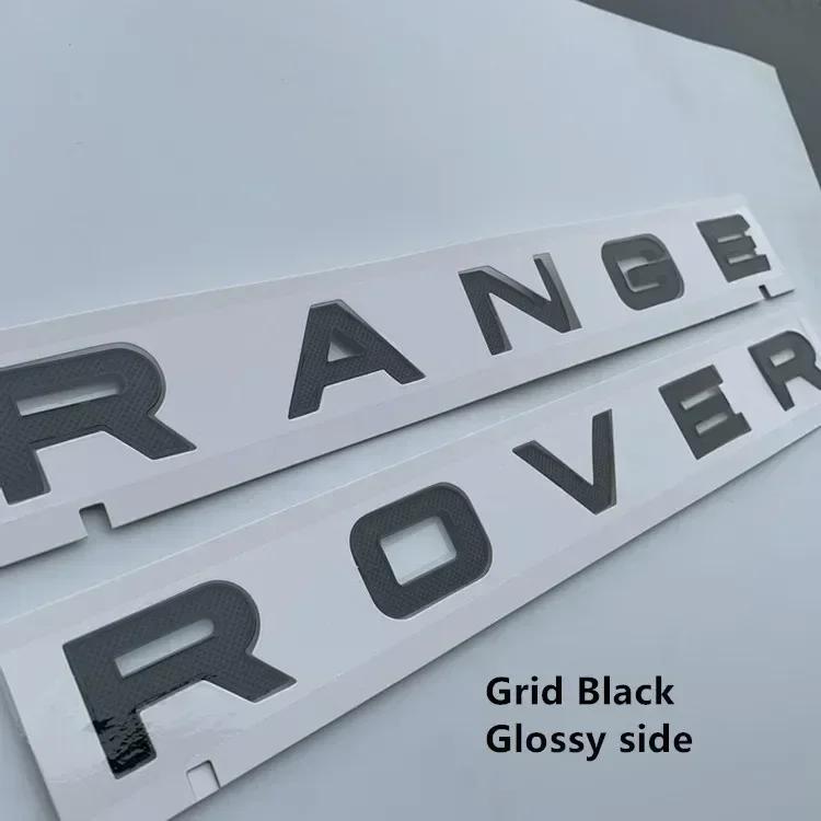 Abs Car Front Hood Tailgate Sticker Rear Trunk Emblem for Land Rover Range Rover Evoque Vogue Velar SV L405 L322 2 3 4 Sport jvhn2