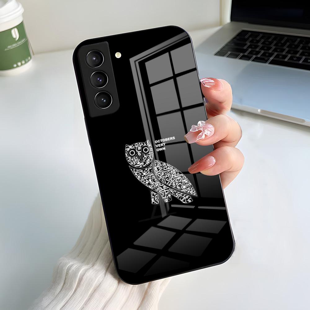 Drake O-OvO OWL Singer Phone Case For Samsung S26 S25 S24 FE S23 S22 S21 Plus S20 Ultra Note20Ultra Black Glass Cover
