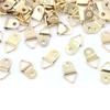 100PCS/10PCS Golden Triangle D-Ring Hanging Picture oil Painting Mirror Frame Hooks Hangers