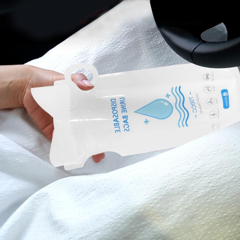 Urine Bag for Car Travel Disposable Urine Bag Unisex Use 700ml Portable Urine Bag Vomiting Bag