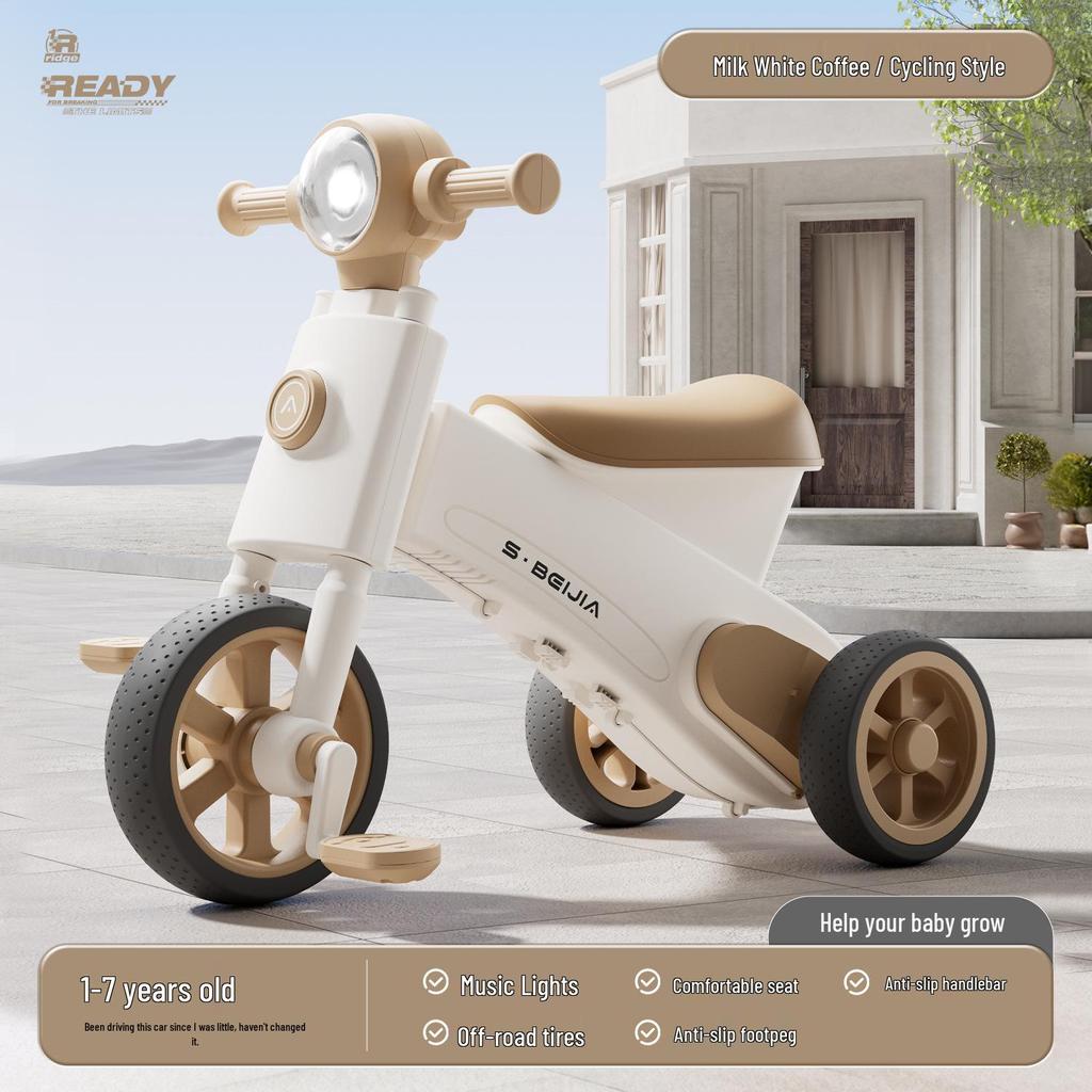 2025 Electric Balance Bike for Toddlers: 1-3 Years, Three-Wheeled, Entry-Level Scooter