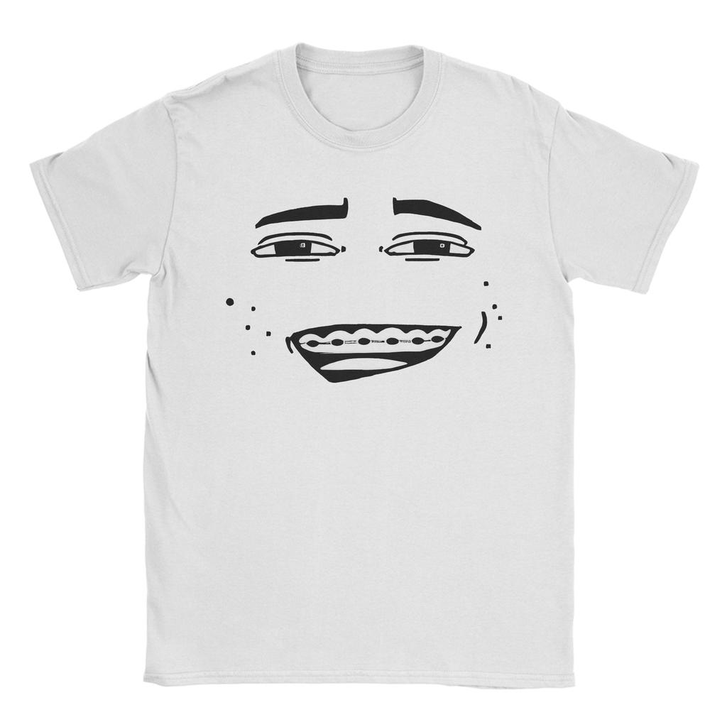 Novelty Funny Girl Robot Face Meme Tshirts For Unisex Unisex O Neck Pure Cotton T Shirts Short Sleeve Tees Plus Size Clothing