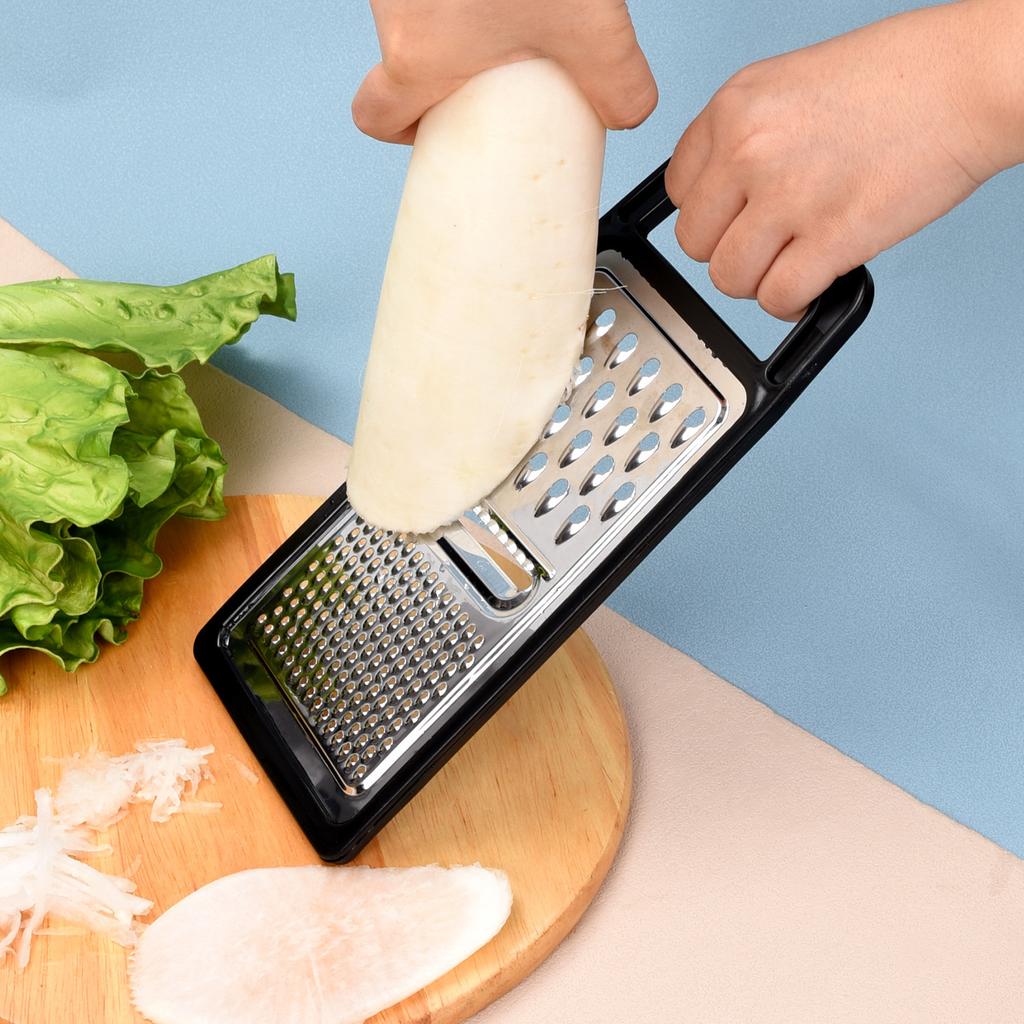 3-in-1 Stainless Steel Grater Kitchen Lemon Cheese Grater Multifunctional Vegetable Cutter Potato Slicer Vegetable Shredder 5-Pack
