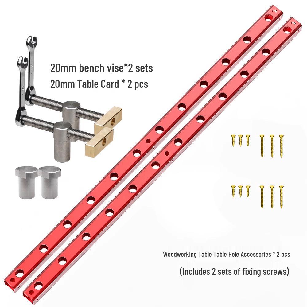 Woodworking Desktop Vise Clamp for Plywood Fixation and Renovation Projects