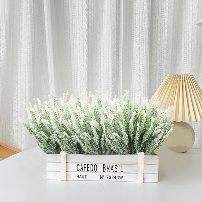 1/3/5pcs Artificial Flower Plant Lavender Christmas Festival Wedding Bridal Bouquet Home Outdoor UV Protection Gift Decoration