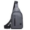 Men Chest Bag Waterproof Oxford Material With Adjustable Strap For Daily Use