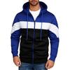 Men's Hooded Sweatshirt, Contrasting Color Sweatshirt, Sports   Casual Jacket