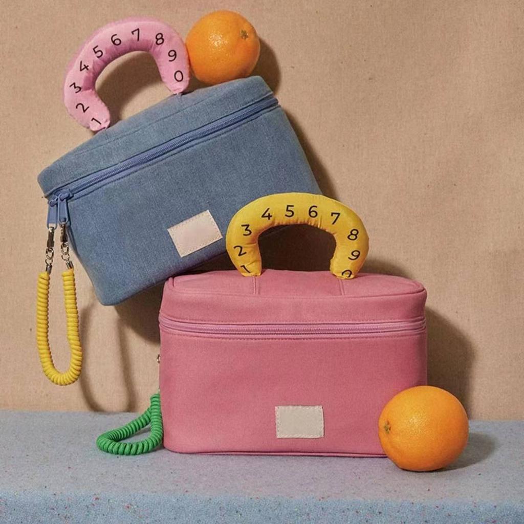 Women Bag Nylon Bucket Waterproof New Fashion Solid Zipper SOFT Handbag Purse Phone Bag Cosmetic Bag Sweet