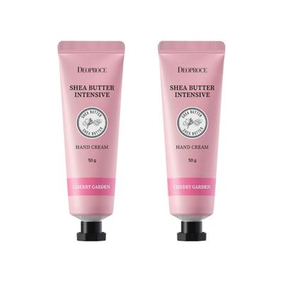 Deoproce Manteiga de Karité Creme Intensivo para as Mãos Cherry Garden 50g * 2 unidades/4 unidades/8 unidades