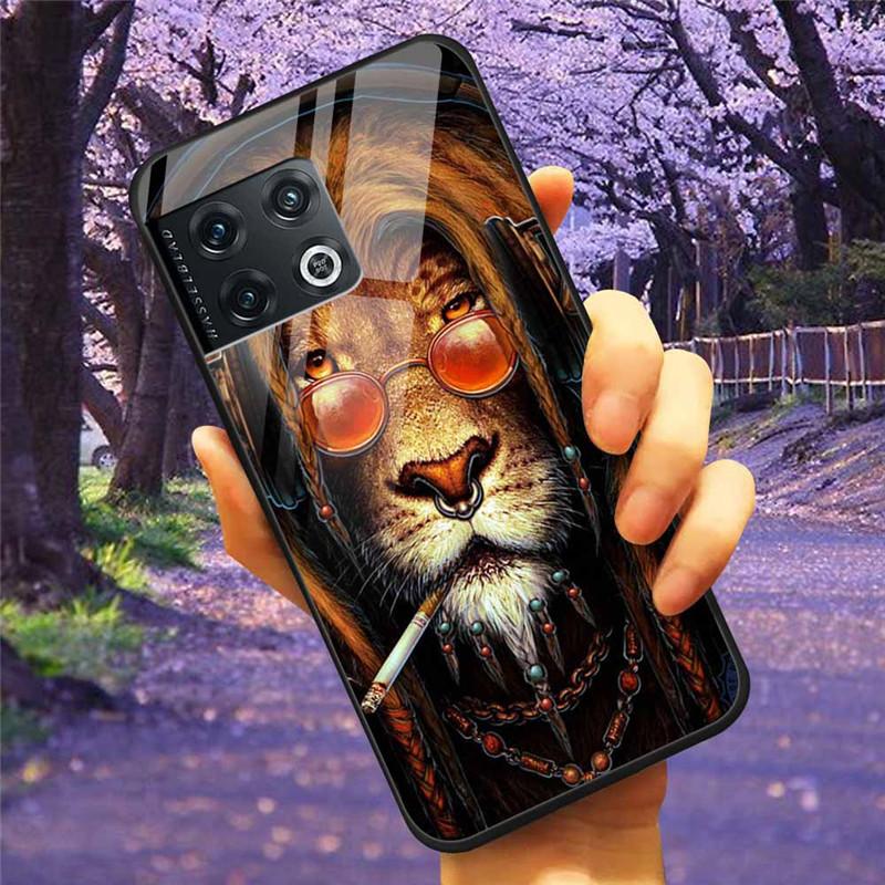 Für OnePlus 10 Pro 5G Hülle 6,7'' Gehärtetes Glas Sternenmarmor Harte Rückseite für One Plus 10Pro Funda Capa Oneplus10pro Coque