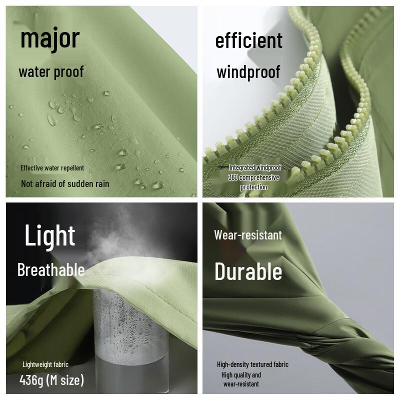 Jeep Men's & Couple's Windproof Waterproof Hooded Outdoor Jacket