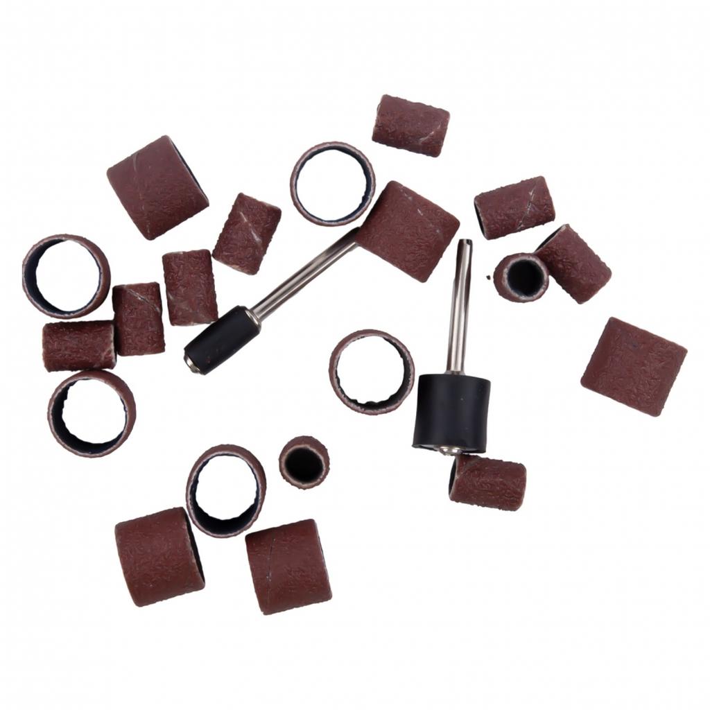 Sanding Drum Kit Sanding Mandrels Sanding Ring 22Pcs Set Accessories Replacement