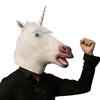 Halloween Mask, Latex, Funny and Quirky Donkey Headgear COS Unicorn Horse Animal Party Mask
