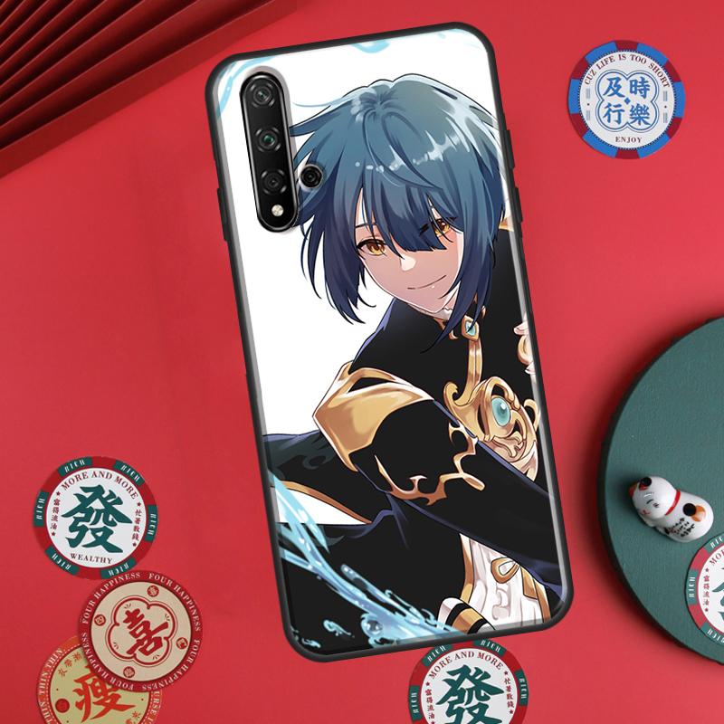 Genshin Impact Xingqiu For Huawei P60 Pro P30 P40 Lite Nova Y61 Y91 Y90 Y70 Y60 Y72 12s 12i 11i 7i 8i 9 10 SE Case