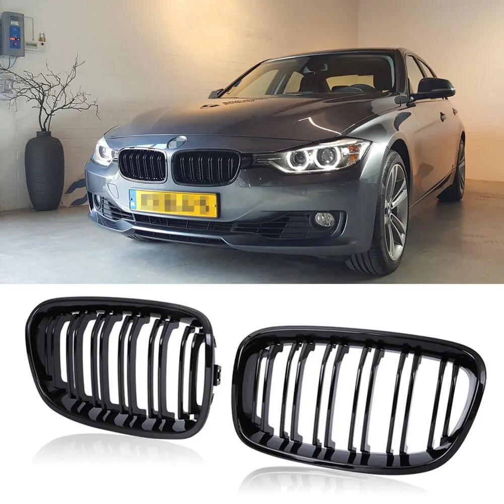 Front Kidney Grill Grille For BMW F20 F21 1 Series M Sport Gloss Black 2011-2014 RDMEV1