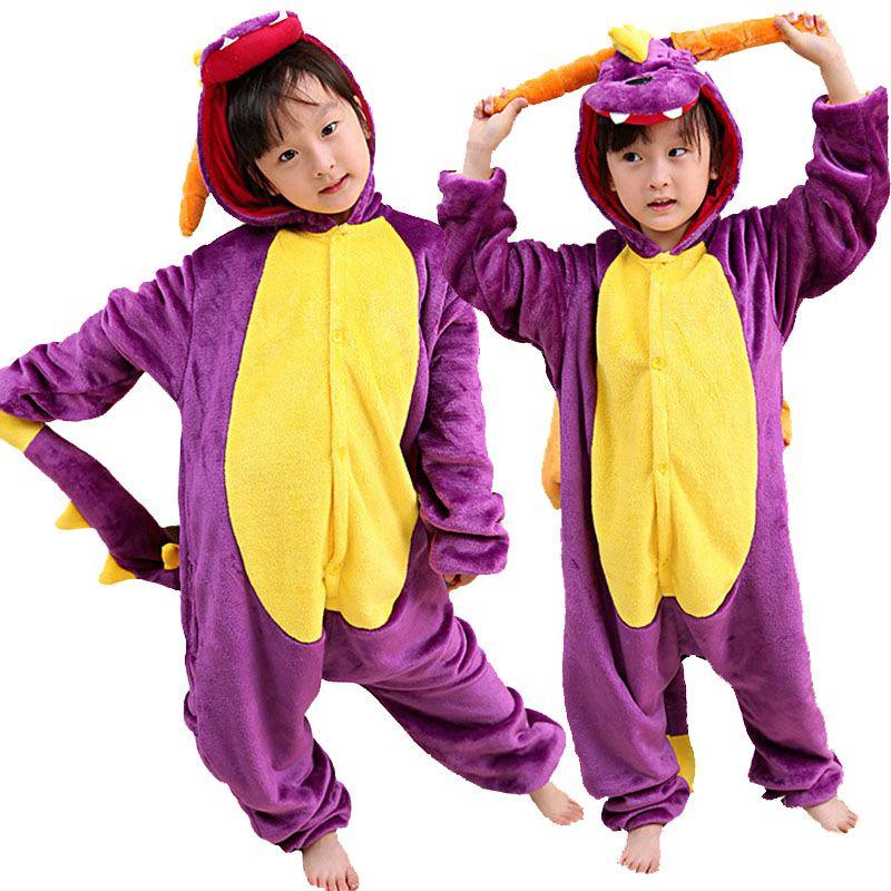 Smok Dorosły Unisex Zwierzęcy Onesie Piżama Cosplay Strój do Spania Kostium