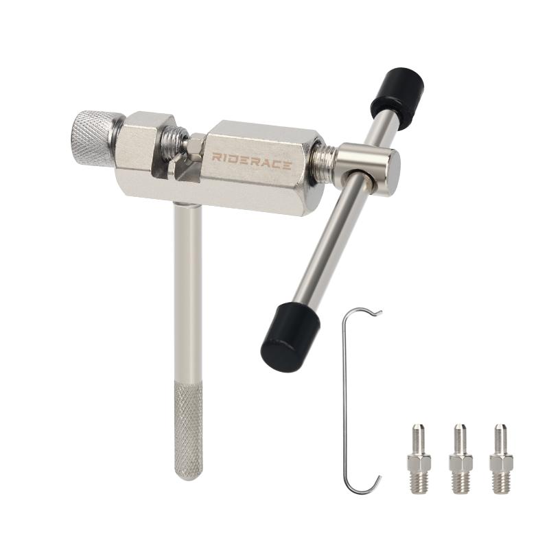 Řezačka řetězu jízdního kola s výměnným čepem, nástroj pro odstraňování čepů řetězu jízdního kola pro články řetězů 7, 8, 9, 10 a 11 rychlostí