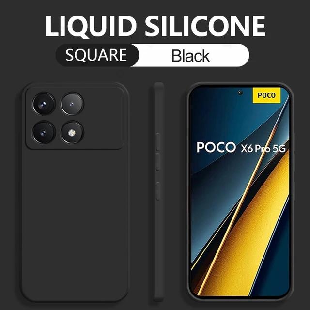 For Xiaomi Mi Poco X6 Pro X6 5G Case Liquid Silicone Phone Cases For Xiaomi Poco X6 Pro X6 Pro PocoX6 Pro 5G Protect Soft Cover