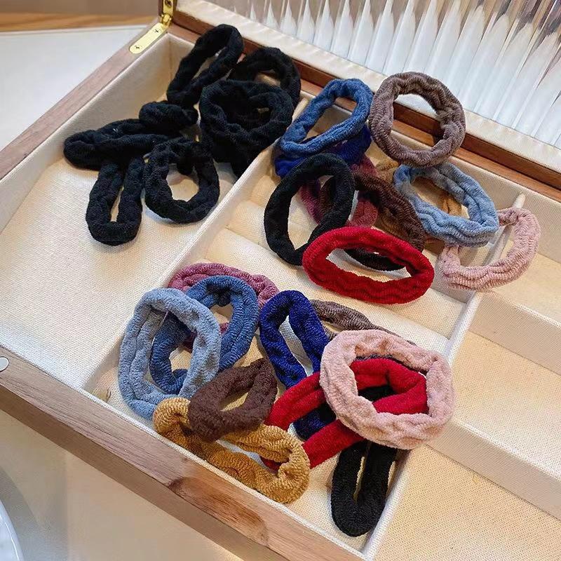 10Pcs/lot Elastic Hair Bands Colorful Rubber Bands For Kids Scrunchie Girl Hair Accessories