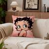 Classic Betty Boop Cushion Cover Cushion Cover Set 4Pcs 50X50 45X45 40X40 Pillowcase Decorative Sofa Home Decor