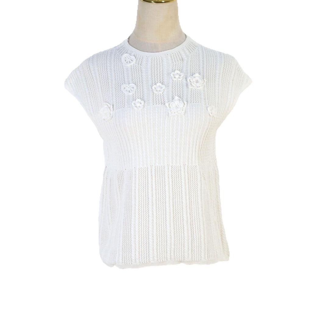 Spring/Summer Camellia Knitted Women's Set: Fairy Dress Cardigan, Vest & Skirt