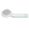 Pet Slicker Brush 2 in 1 Detangling Self Cleaning Floating Hair Removal Pet Grooming Comb with Nail Grinder for Cat