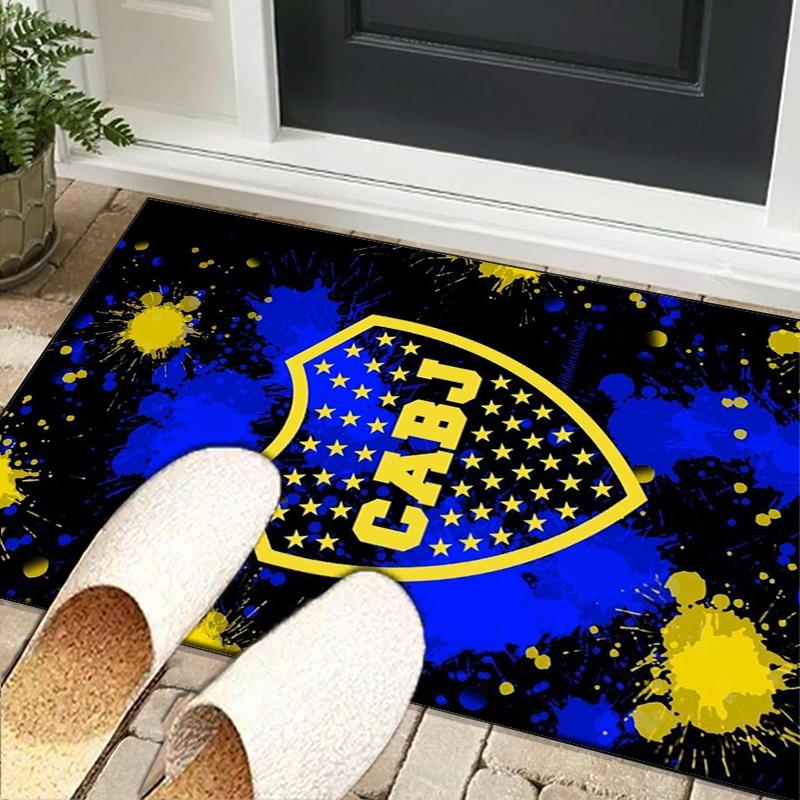 Football Club Emblem Office Rug Chair Mat, Game Carpet, Suitable for Front Door, Bedroom, Living Room, Desk, Holiday Gift