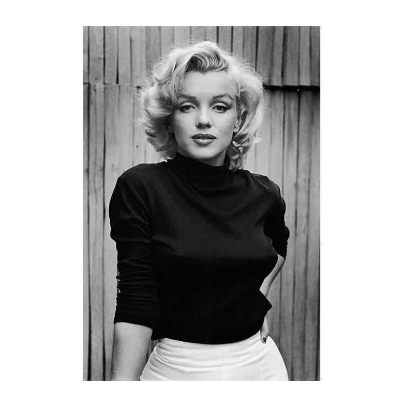 Klasické plátno s filmovou hvězdou Sexy Marilyn Monroe Portrét Plakáty Tisky Nástěnné umění Obraz pro obývací pokoj Domácí dekorace