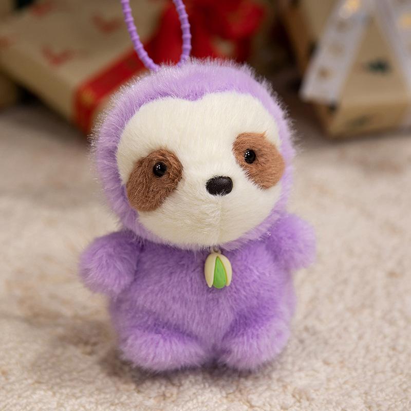 Cute Small Fragrance Pendant Giant Panda Plush Toy Lamb Doll Bag Pendant Zoo Gift Gift