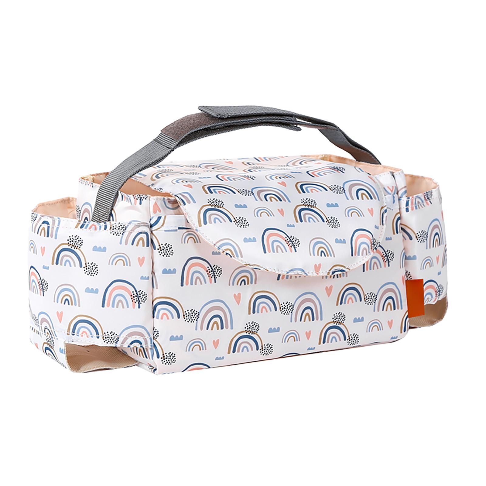 

Многофункциональная универсальная сумка-органайзер для коляски, водонепроницаемая сумка для подгузников большой вместимости с