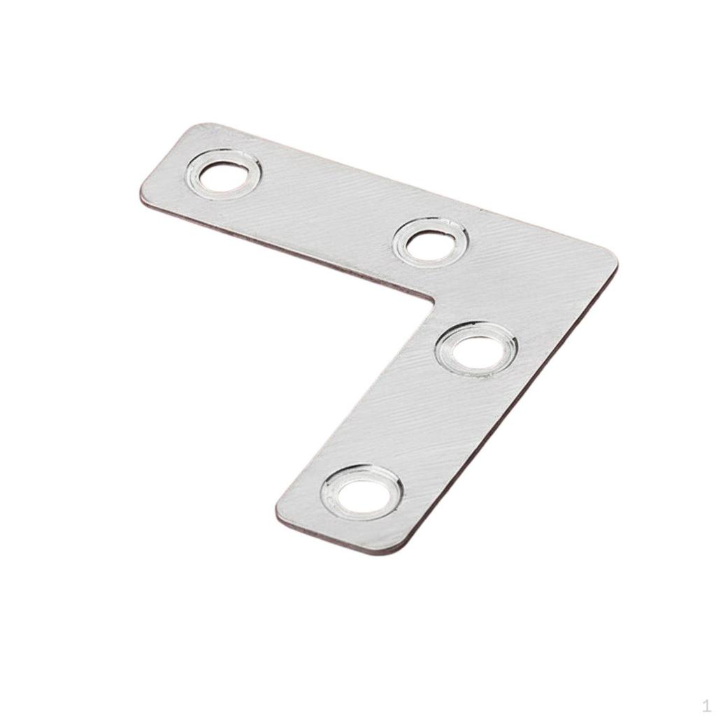 Stainless Steel Corner Brace, sturdyDuty L Shape, Furniture Support, Easy Installation Lshape 5x5cm