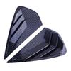 For KIA Forte K3 Sedan - Car Rear Louver Window Side Shutter Cover Trim Sticker Vent Scoop ABS Carbon Fiber Accessories