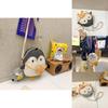 Adorable Cartoon Penguin Shoulder Bag Lightweight Corduroy Crossbody For Kids