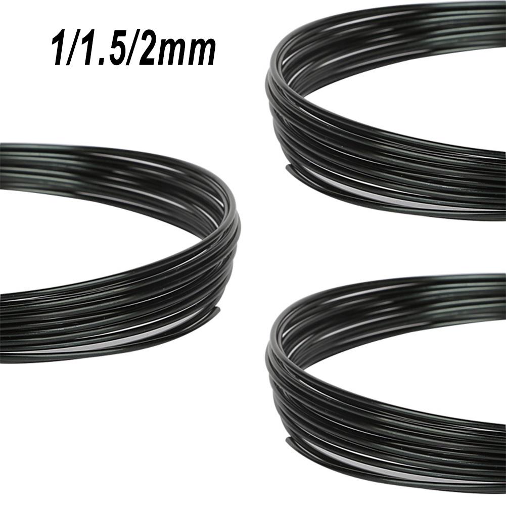 Aluminum Bonsai Wires Black Craft Styling Dark Green Color Fastener Garden