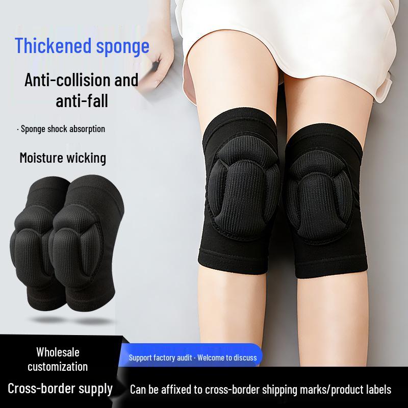 Thickened Sponge Turtle Shell Knee Pads: Anti-Fall, Anti-Collision Sports & Dance Protection M