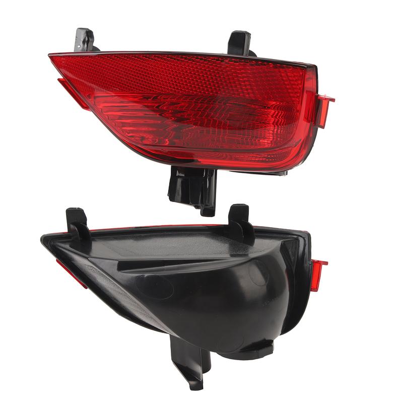 Rear Fog End Lamp Lens Anti Perfect Fit High Strength Side Fog Lamp Case Replacement with Reflector for MK2 MK3