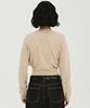 Nigaennikol Mini Butterfly Signature Sleeve Knit_Beige Brown