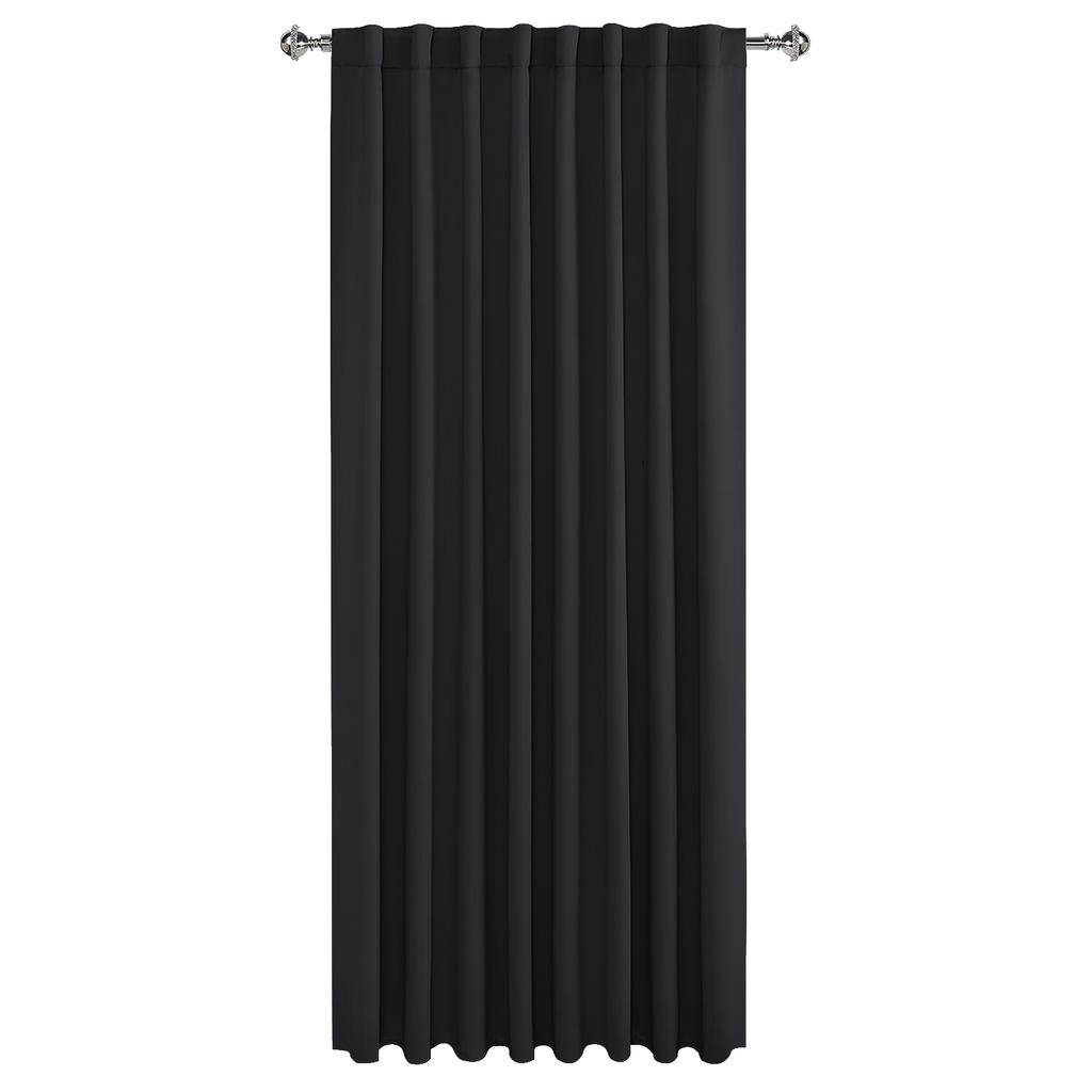 Blackout Curtains for Living Room Darkening Functional Heading Solid Bedroom Curtains Ready-made Thermal Insulated Window Drapes