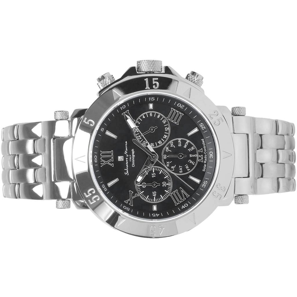 Salvatore Marra Chronograph with Full Auto Limited Analog Italian in Men's Watch, Radio-Controlled Solar-Powered Calendar, Edition, Display, Brand,